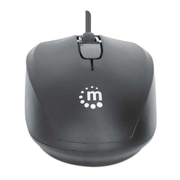 Manhattan Mouse MANHATTAN Comfort II Optisk USB-mus sort