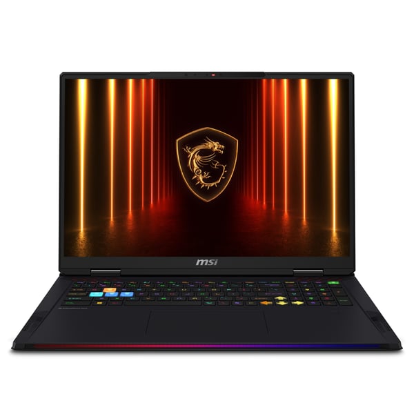 MSI Raider A18 HX A9WIG-290IT AMD Ryzen™ 9 9955HX3D Laptop 45,7 cm (18") UHD+ 32 GB DDR5-SDRAM 1 TB SSD NVIDIA GeForce RTX 5080 Wi-Fi 7 (802.11be) Windows 11 Home Sort