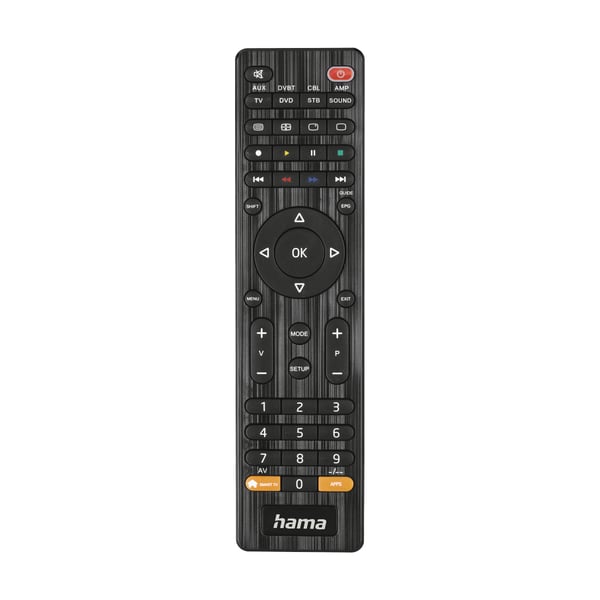 Hama 00221054 fjernbetjening IR trådløs DVD/Blu-ray, TV Tryk på knapper