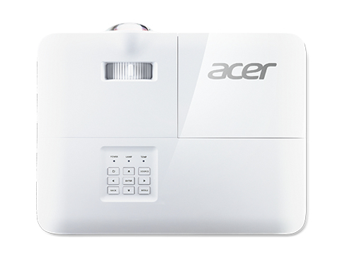 Acer S1286Hn Standard throw-projektor 3500 ANSI-lumen DLP XGA (1024x768) Vit