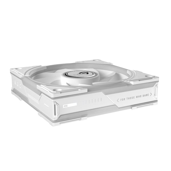 ASUS ROG Eurux GR120 ARGB Reverse Fan White Edition - Single Pack Computerkabinet Ventilator 12 cm Hvid 1 stk