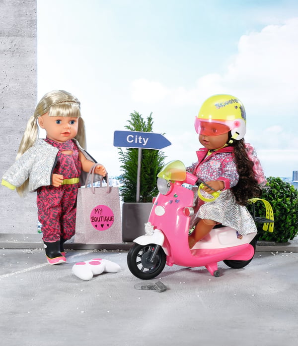 BABY born City Deluxe Scooter Combo Dockskoter