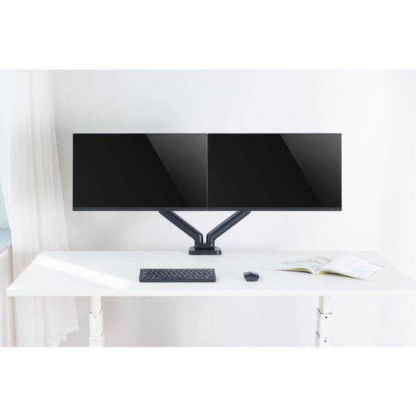 Techly ICA-LCD 462B skærmbeslag og -stativer 81,3 cm (32") Skrivebord Sort