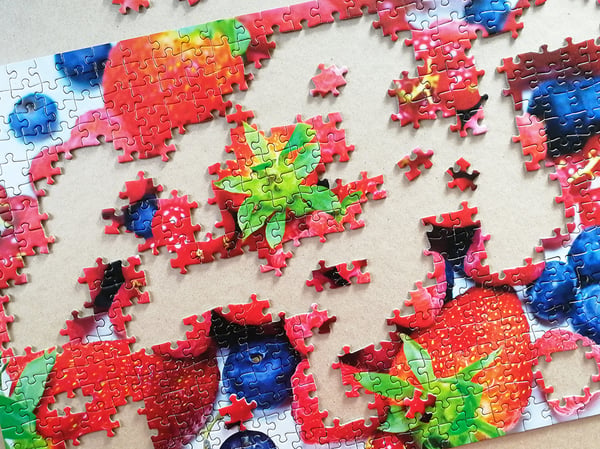 Tactic Lover's Special: Berrymania! - 500 pcs Puslespil 500 stk Mad og drikkevarer