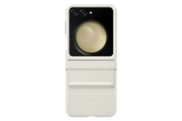 Samsung EF-VF731PUEGWW mobiltelefonfodral 17 cm (6.7") Mobilskal Gräddfärgad