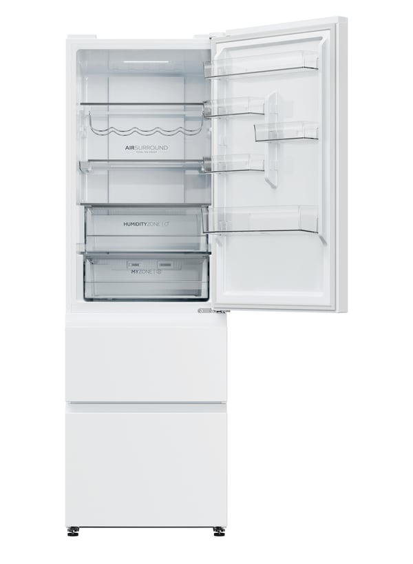 Haier 3D 60 Serie 5 HTW5618ENPW Fritstående 360 L Hvid