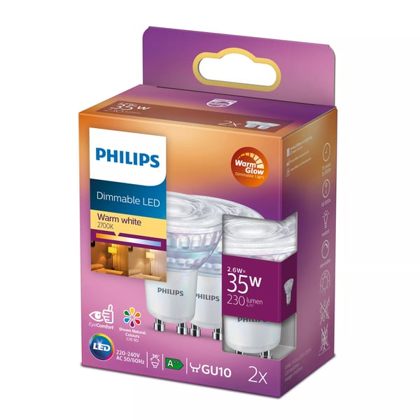 Philips Spot 35 W PAR16 GU10 x 2