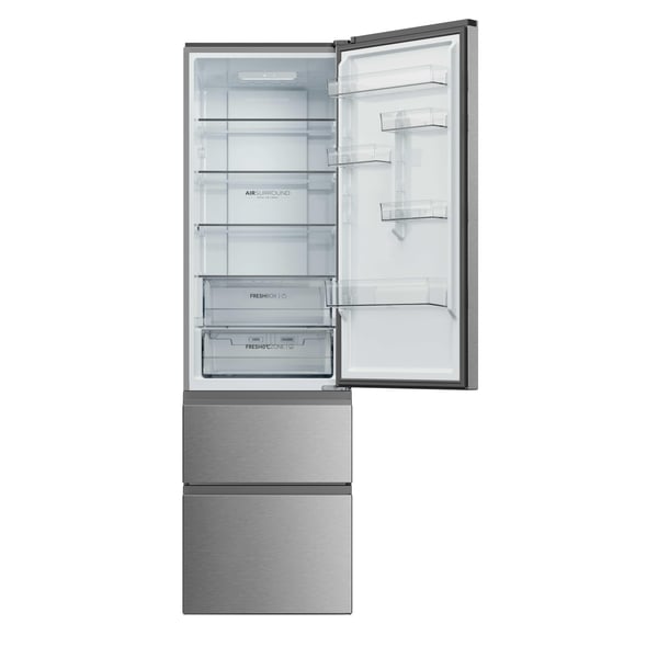 Haier 3D 60 Series 3 HTR3620CNMG Fritstående 414 L Sølv