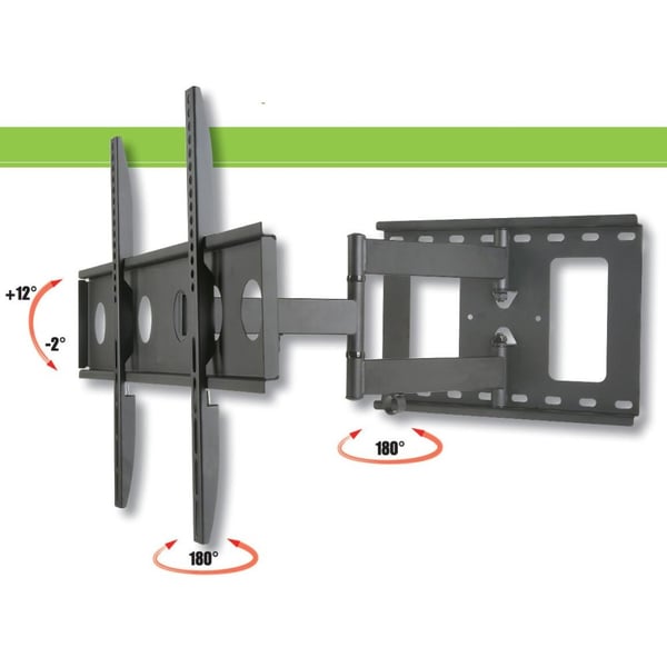 Techly ICA-PLB 148L TV-kiinnike 165,1 cm (65") Musta
