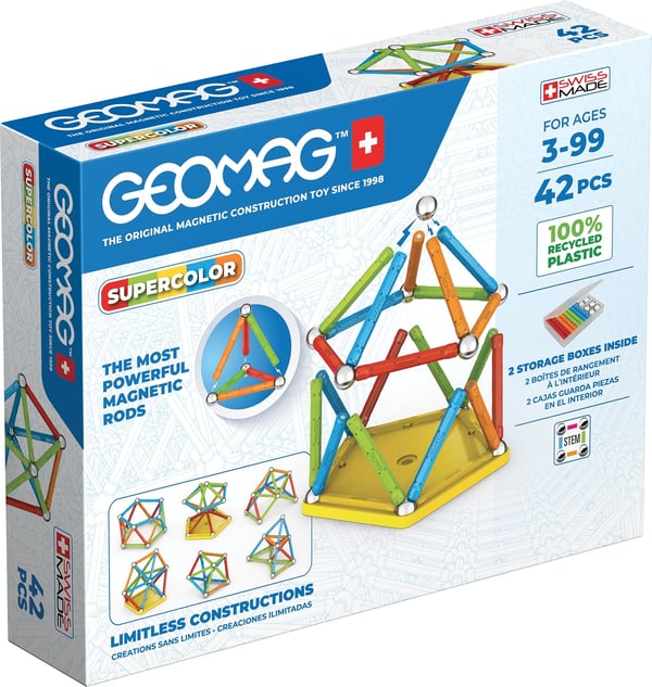 Geomag Super Color Recycled Neodymmagnetleksak