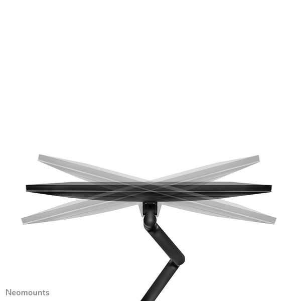Neomounts DS60-425BL2 monitorin kiinnike ja jalusta 68,6 cm (27") Vastaanotto Musta