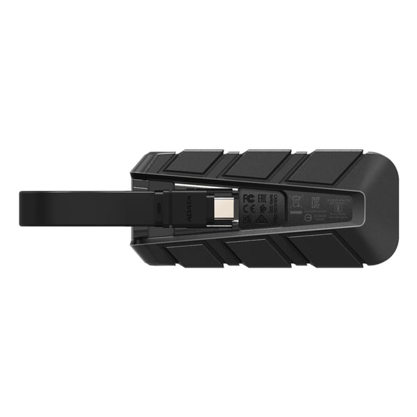 ADATA Externe SSD SC740 2TB Plug&Go blue 1050/1000 MIL.STD USB Type-C 3.2 Gen 2 (3.1 Gen 2) Musta, Sininen