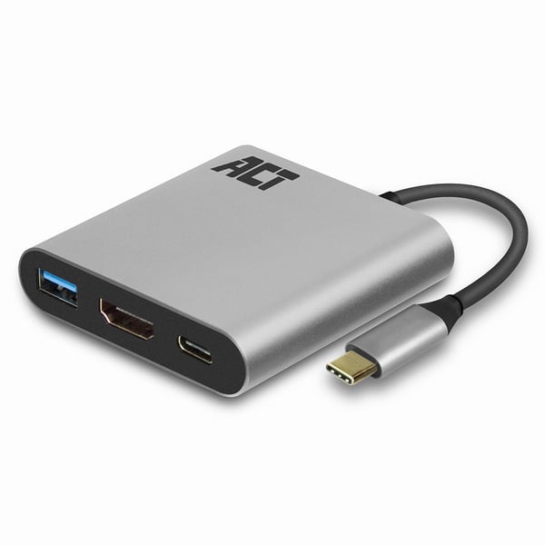 ACT AC7022 USB grafisk adapter 4096 x 2160 pixel Grå