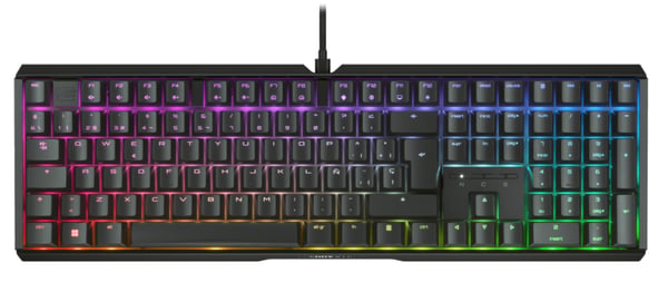 CHERRY XTRFY MX 3.1 RGB tangentbord Spela USB QWERTY Spansk Svart