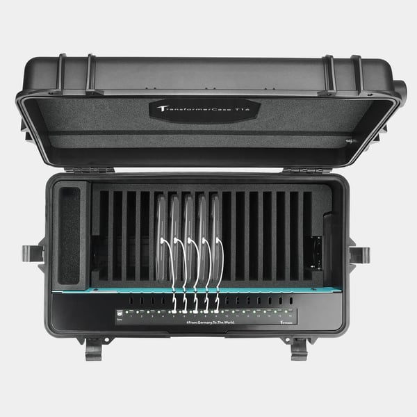 Formcase TransformerCase T16 Pro Portabelt skåp för enhetshantering Svart