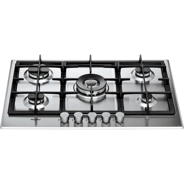 Whirlpool GMR 7522/IXL Rustfrit stål Indbygget 73 cm Gaskomfur 5 zone(s)