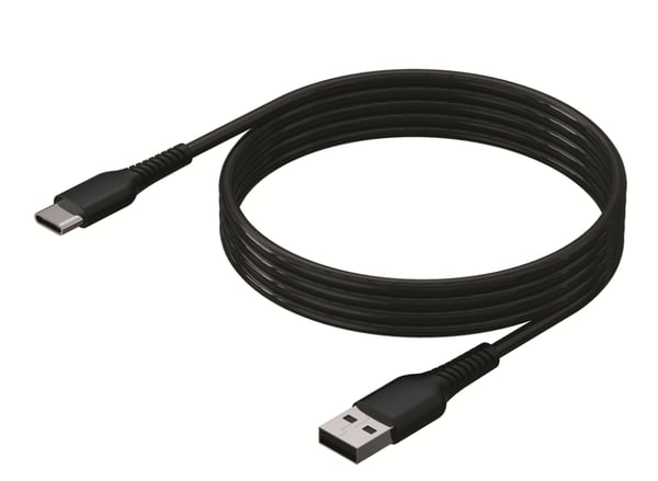 Konix 61881112597 USB-kablar 3 m USB A USB C Svart