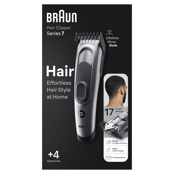 Braun HC7390 Sort, Grå 17 Nikkel-Metalhydrid (NiMH)