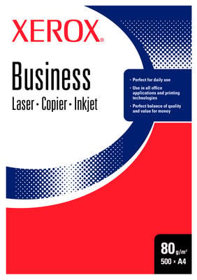 Xerox Business A4 80g/m² White 5x500 Sheets printpapir Hvid