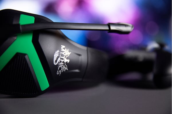 Konix 61881110850 hörlur och headset Kabel Huvudband Spela Svart, Grön