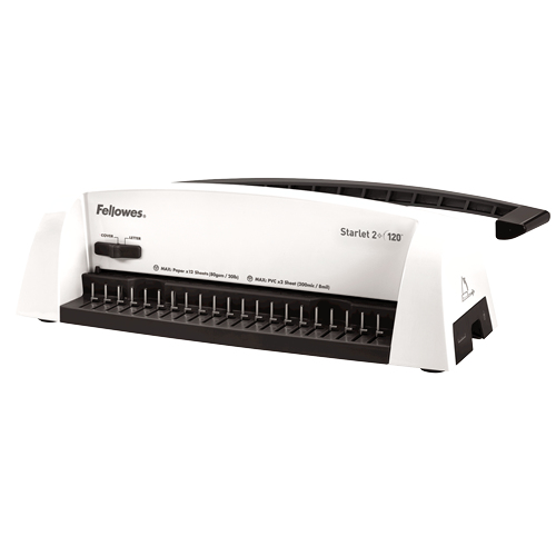 Fellowes Starlet 2+ ringbind Grå, Hvid