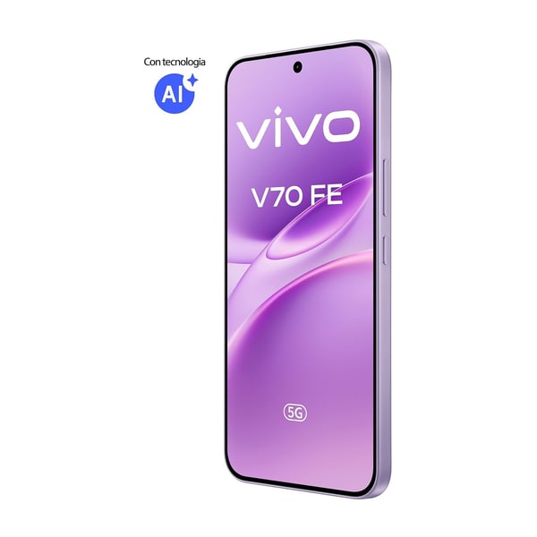 VIVO V70 FE + BUD 17,4 cm (6.83") Dual SIM Android 16.0 5G USB Type-C 8 GB 256 GB 7000 mAh Lilla