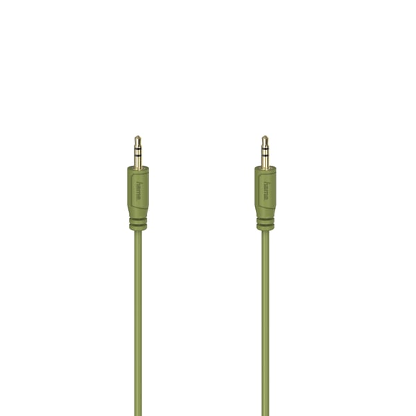 Hama Flexi-Slim lydkabel 0,75 m 3.5mm Grøn