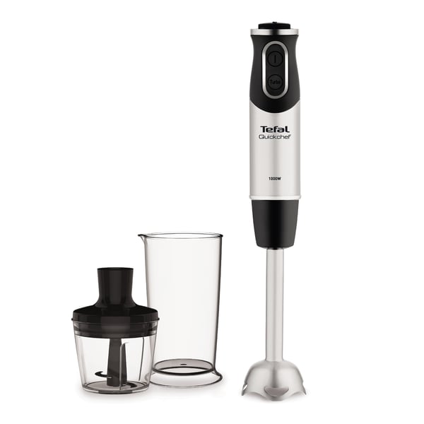 Tefal HB6598 blender 0,8 L Nedsænkning blender 1000 W Sort, Rustfrit stål