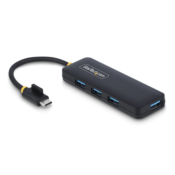 StarTech.com H5C4A-USB-HUB interface hub USB 3.2 Gen 1 (3.1 Gen 1) Type-C 5000 Mbit/s Sort