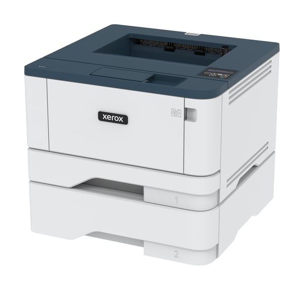 Xerox B310, A4, 40 sider/min, trådløs dupleksprinter, PS3 PCL5e/6, 2 magasiner, i alt 350 ark