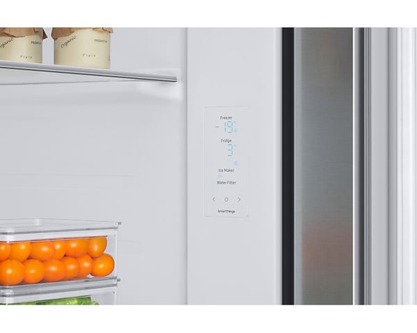 Samsung RS6GA884CSL/EG Kombinerad kyl/frys side-by-side Fristående 635 l Rostfritt stål