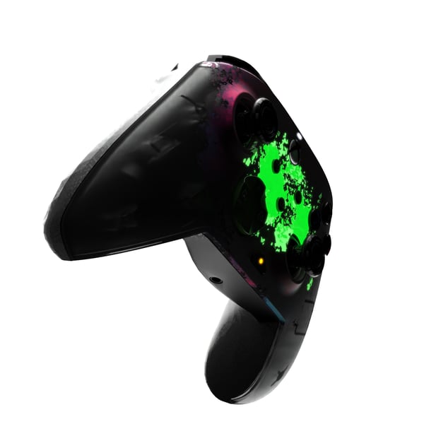 PDP REMATCH GLOW Advanced Svart, Grön, Röd USB Spelplatta Analog / Digital PC, Xbox One, Xbox Series S, Xbox Series X