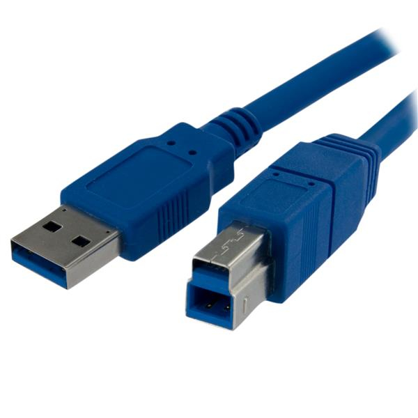 StarTech.com 1 m SuperSpeed USB 3.0 A til B kabel - M/M - USB 3.0 tilslutningskabel - USB-kabel - USB