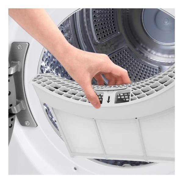 LG RH18U8AVCW tørretumbler Fritstående Front-læsning 18 kg Hvid