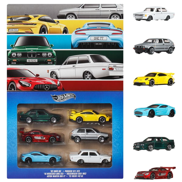 Hot Wheels SILVER SERIES Vehicle Multi-Pack