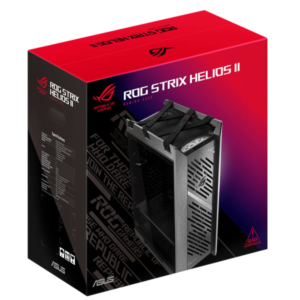ASUS ROG Strix Helios II GX601S Midi Tower Musta