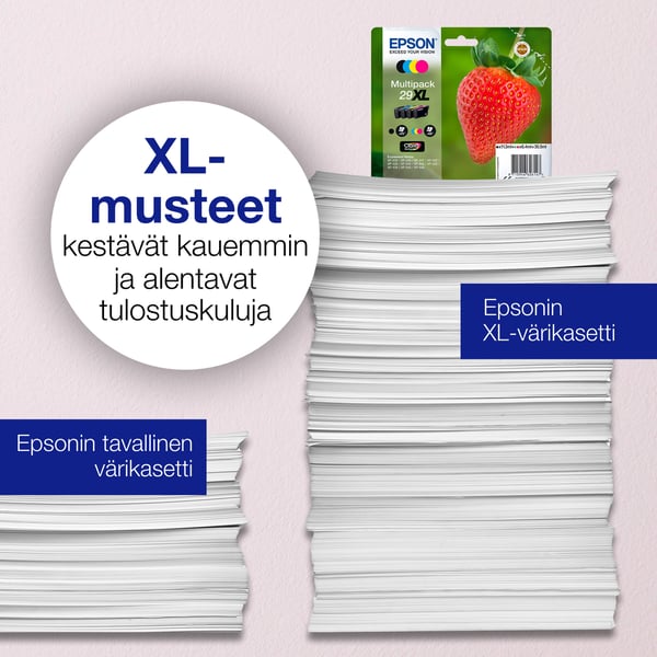Epson 29 Muste Mansikka Yksittäinen, Vakio, syaani