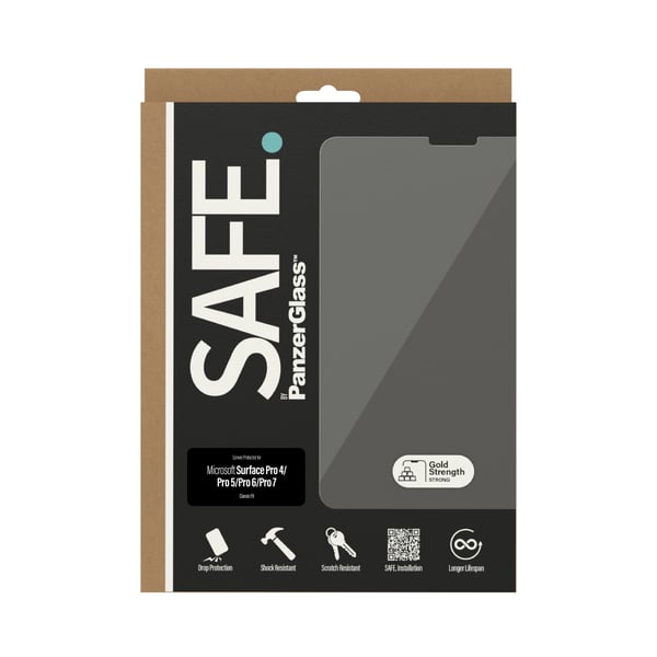 PanzerGlass SAFE. by ® Skærmbeskyttelse Microsoft Surface Pro 4 Pro 5 Pro 6 Pro 7