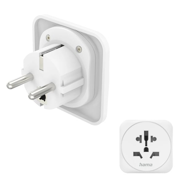 Hama 00223462 strømstik adapter Universel Hvid