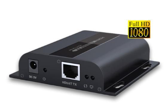 Vivolink VLHDMIEXT1-TV2 AV forlænger AV sender Sort