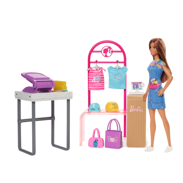 Barbie MAKE & SELL BOUTIQUE Playset and Accessories