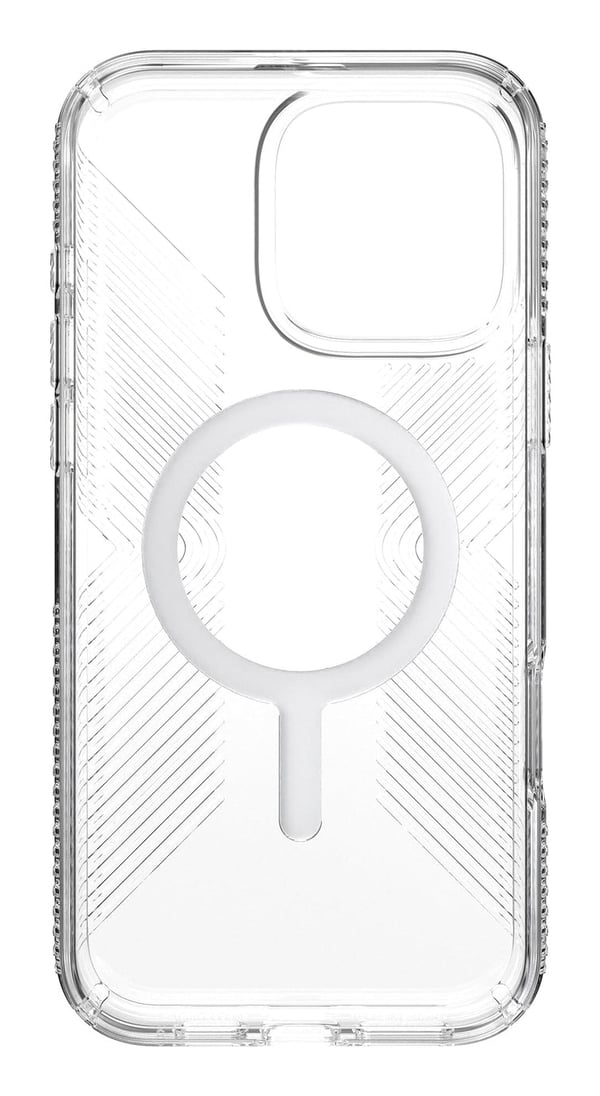 Speck Presidio Perfect-Clear Grip MagSafe til iPhone 16 Pro Max gennemsigtig