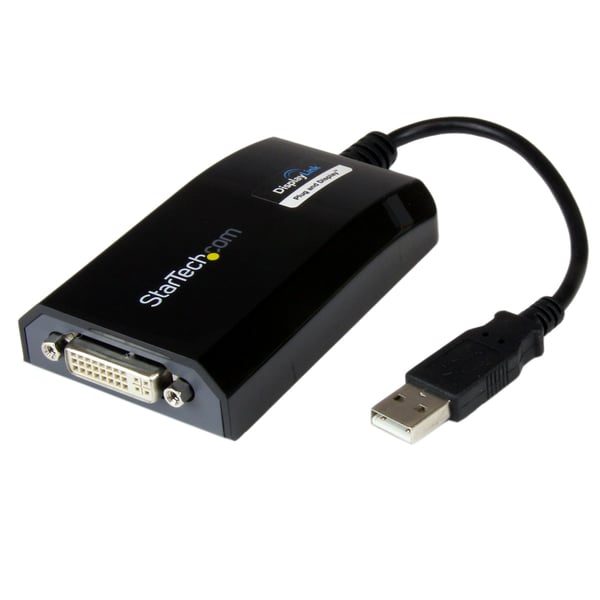 StarTech.com USB2DVIPRO2 USB grafisk adapter 1920 x 1200 pixel Sort