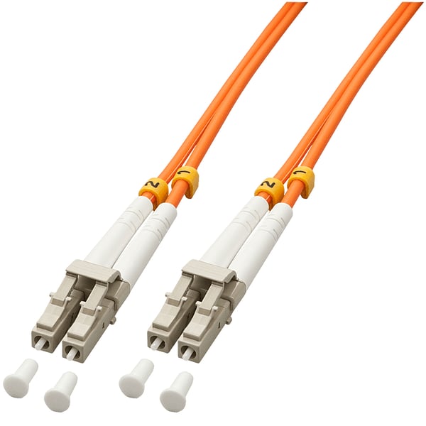 Lindy 46485 InfiniBand och fiberoptisk kabel 15 m 2x LC Orange