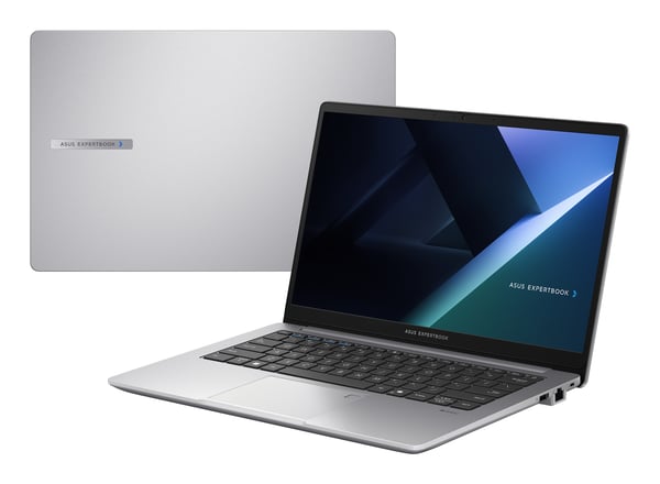 ASUS ExpertBook B1 B1403CVA-S69070 Intel Core 5 120U Laptop 35,6 cm (14") Fuld HD 16 GB DDR5-SDRAM 512 GB SSD Wi-Fi 6E (802.11ax) Grå QWERTY Spansk