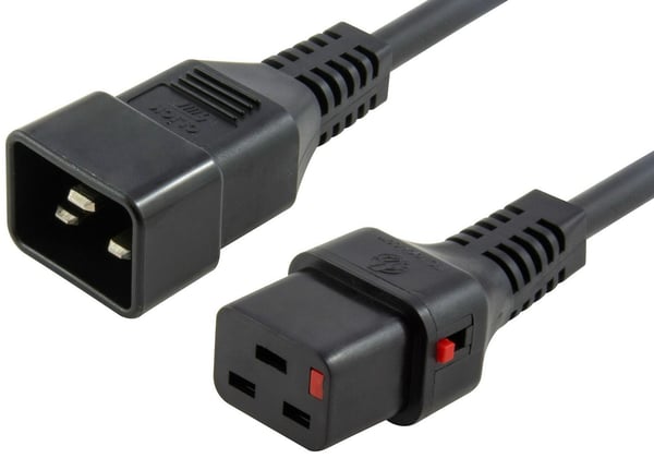Microconnect PC1285 el-ledning Sort 2 m C20 forbinder C19 forbinder