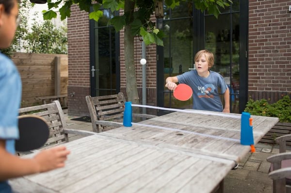 BS Toys GA386 bordtennisbord Blå, Grå