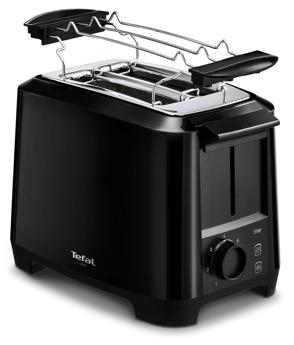 Tefal Uno 7 2 viipale(i)ta 800 W Musta, Hopea Tefal Uno 7 2 viipale(i)ta 800 W Musta, Hopea