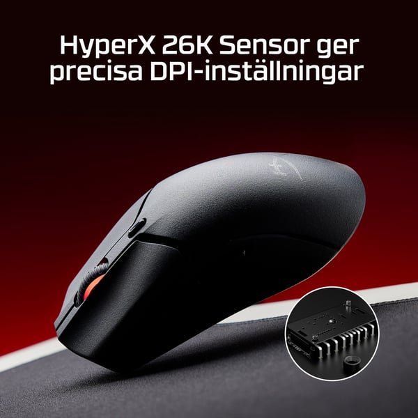 HyperX Pulsefire Haste 2 Mini – trådlös gaming-mus (svart)