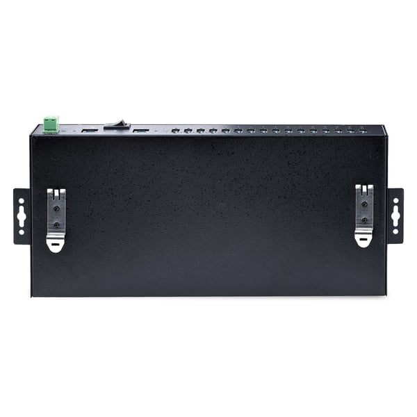 StarTech.com 16-Port Industriell USB 3.0 Hub 5Gbps, Metall, DIN/Yt-/Rackmonterbar, ESD-skydd